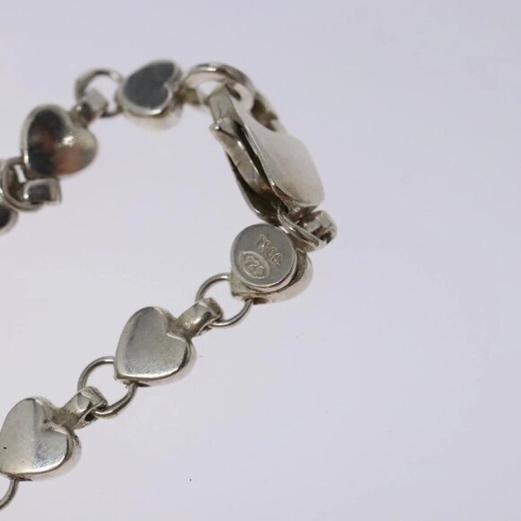 TIFFANY&Co. Puff Heart Necklace Ag925 Silver Auth 128895M - Picture 11 of 16